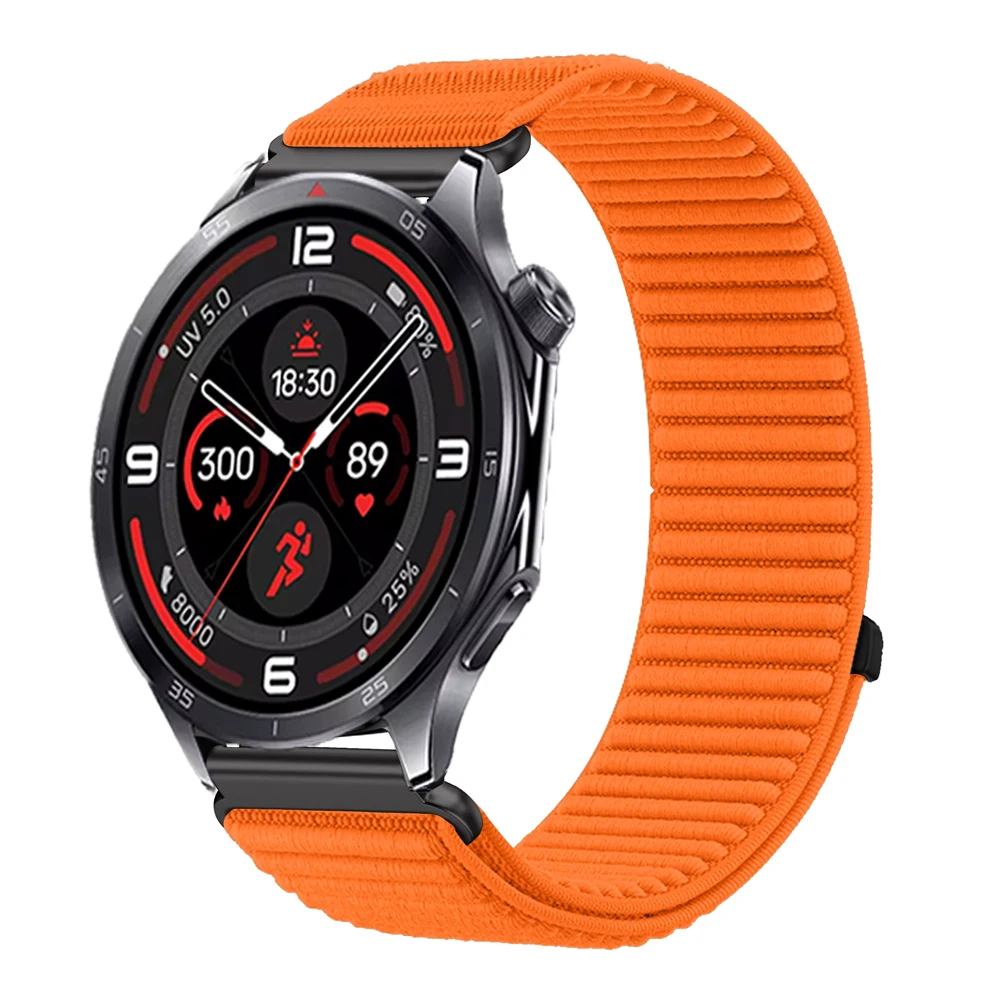 18mm 22mm Wave Nylon Strap for Oneplus Watch 3 43mm 46mm/4 3 Lite/2/2R Sport Wristband for OPPO Watch S/X2/3/Huawei GT6 5 4 Band view 3