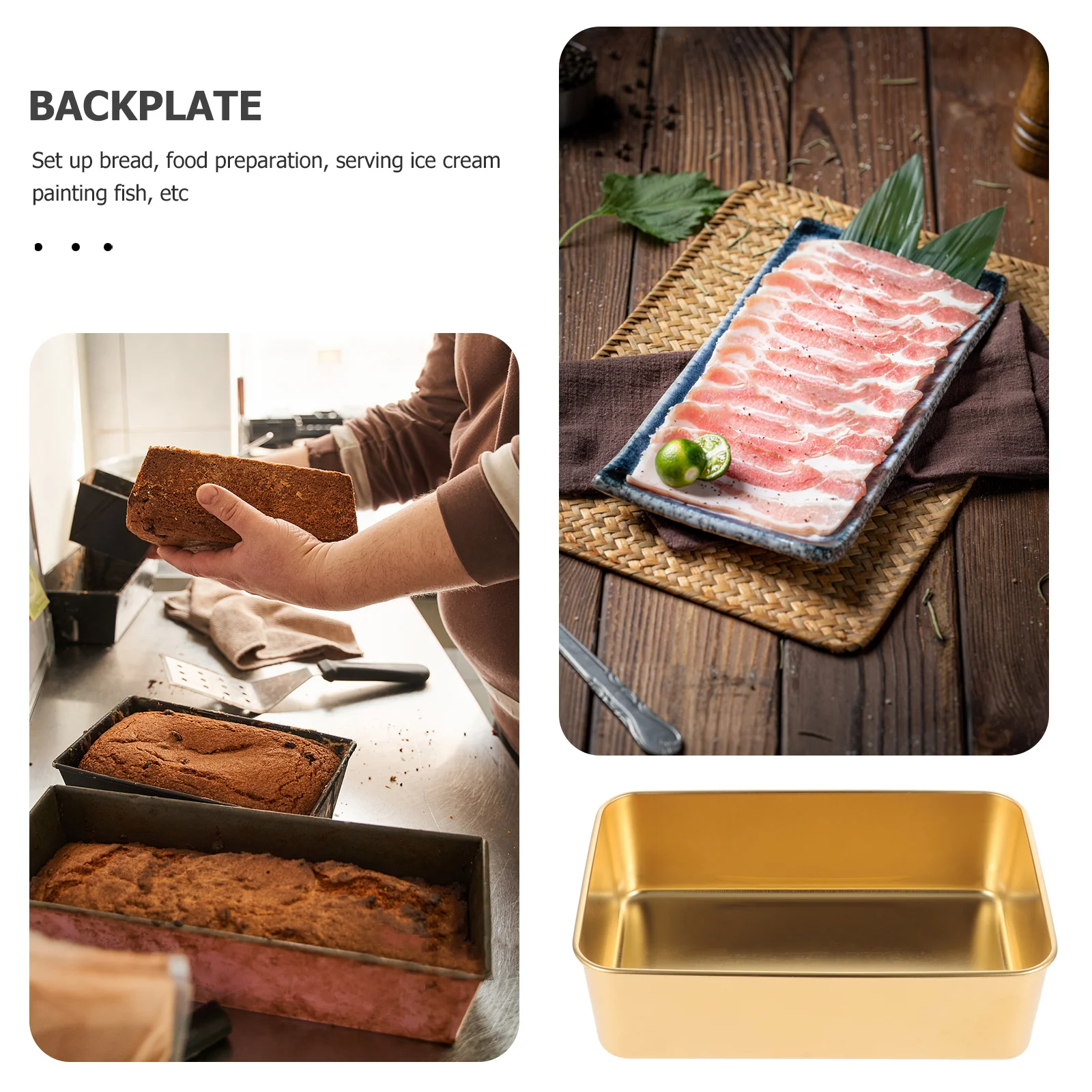 

Stainless Steel Food Storage Plate Multifunctional Kitchen Container for Snacks Hot Pot Pickle Home Restaurant Use