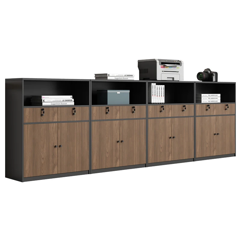 Contemporary Modern Wooden File Cabinets Practical Office & School Workshop Furniture For Organizing Storing Documents Archives