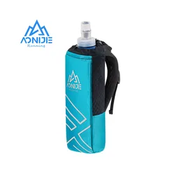 Aonijie a7106 500ml correndo à mão bottlestorage saco garrafa macia chaleira titular hidratação pacote para ginásio maratona