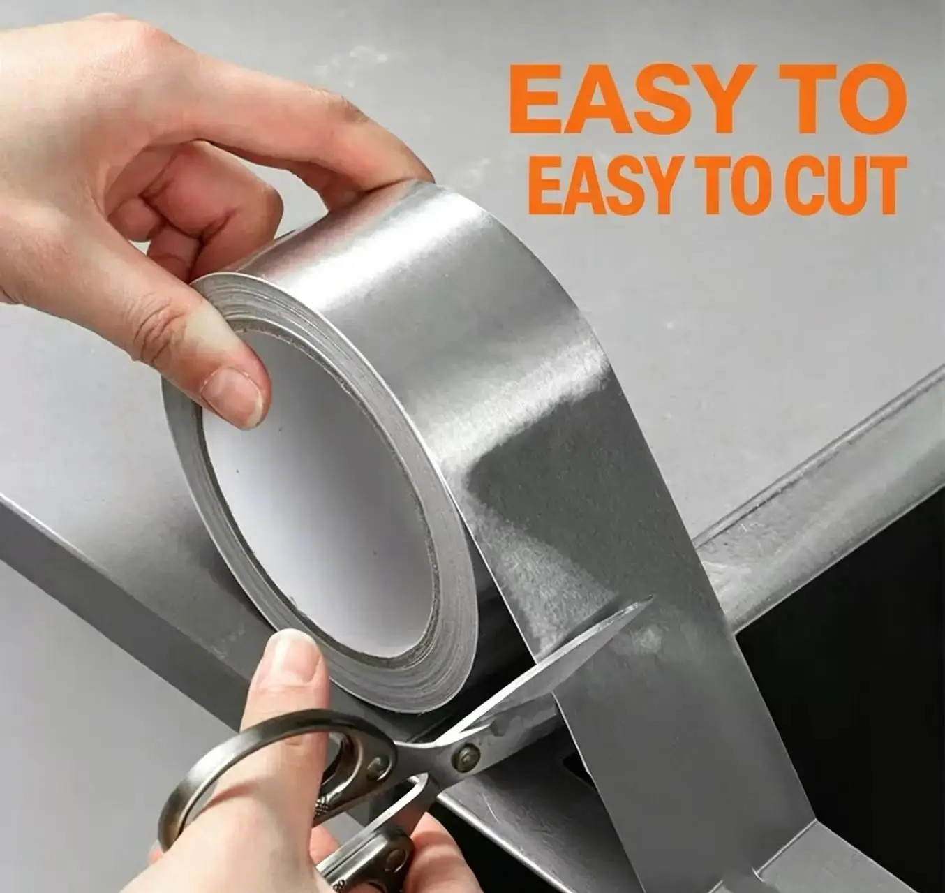 High Quality Waterproof Aluminum Foil Tape, Resistant to High Temperatures, Suitable for Sealing and Repairing Cracks in Walls
