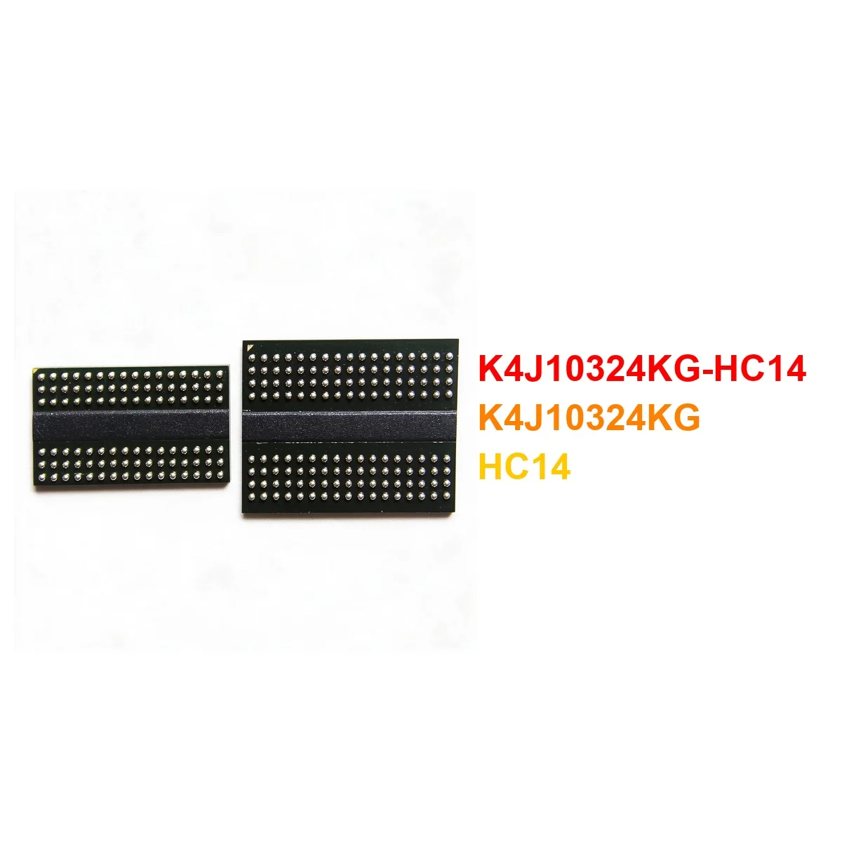 (4piece) test very good product K4J10324KG-HC14 K4J10324KG HC14 bga chip reball with balls IC chips