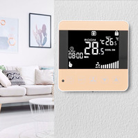 Thermostat Fan Coil Thermostat Intelligent LCD Digital Central Air Conditioner Fan Coil Unit Thermostat Temperature Controller