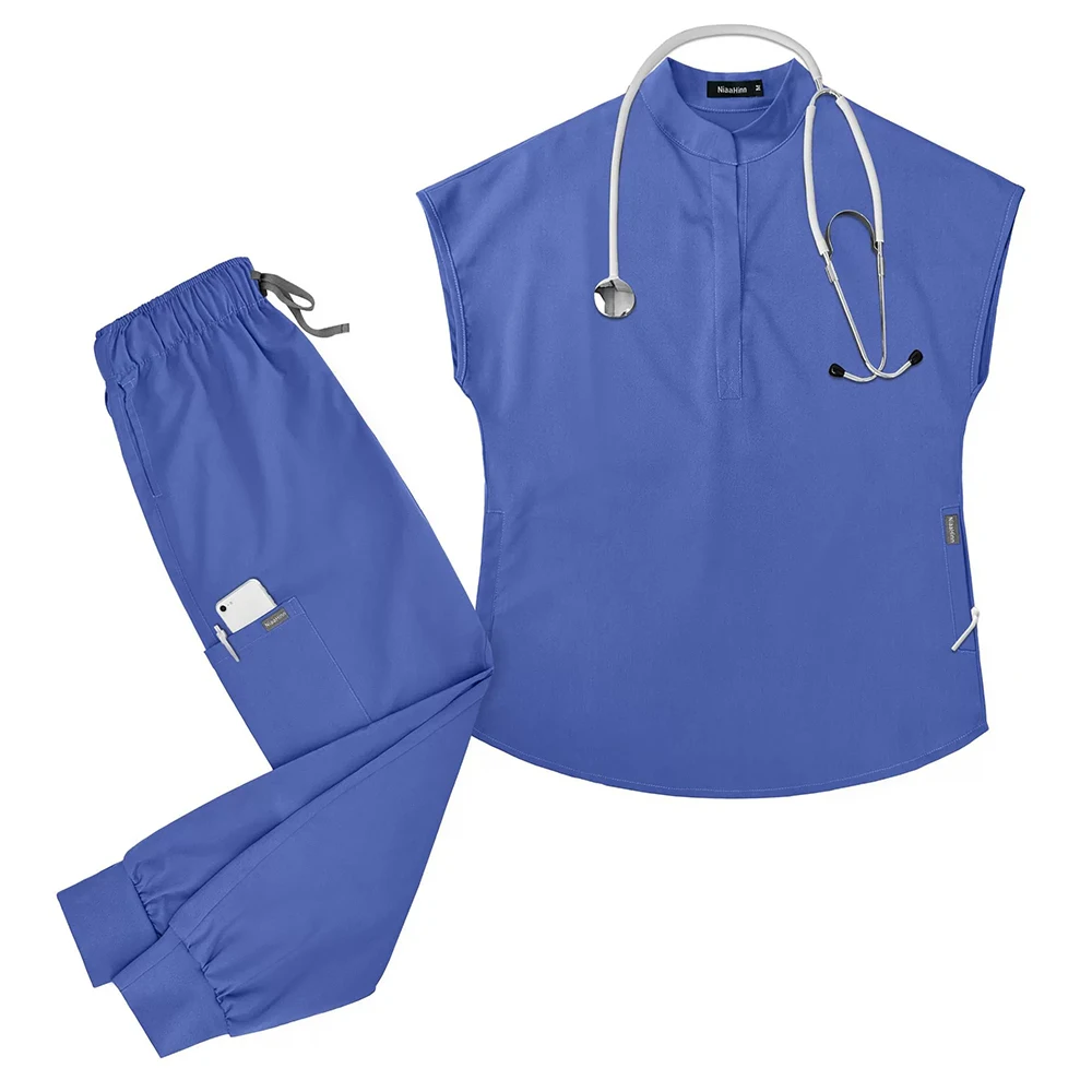 

Ropa De Trabajo Médico Conjuntos De Top Y Pantalones Traje Médico Clínico Ropa Para Médico Uniforme Para Enfermería De Mascotas