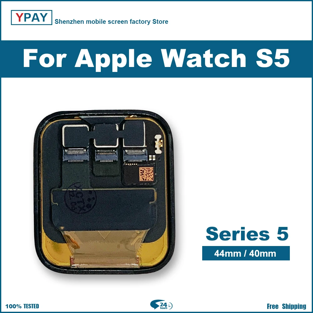 For iWatch Series 1/2/3 LCD Display Touch Screen Digitizer Assembly For Apple Watch Series 4 5 6 7 8 LCD + Frame adhesive + Tool