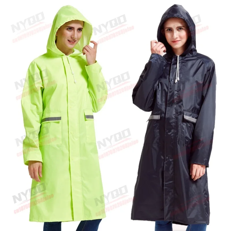

Motorcycle Riding Raincoat for Men and Women Thickened Rainstorm Prevention Single Body Mid Length Full Protection