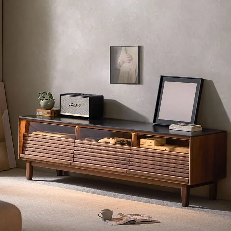 

Customizable Nordic solid wood TV cabinet