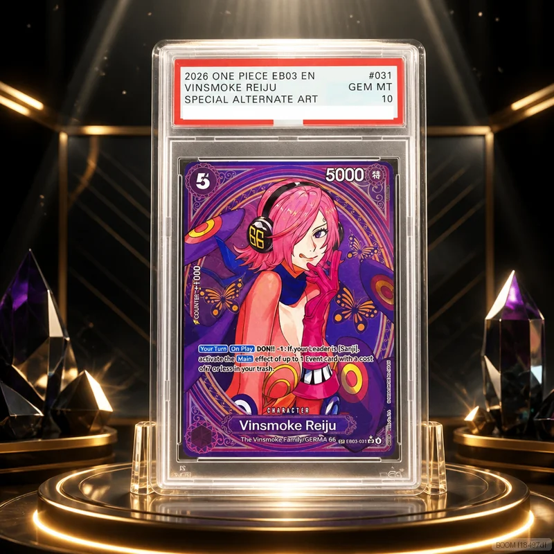 OPCG 031 Vinsmoke Reiju DIY Rating Card Collection Card Copy 10Points Rating Card Game Gift