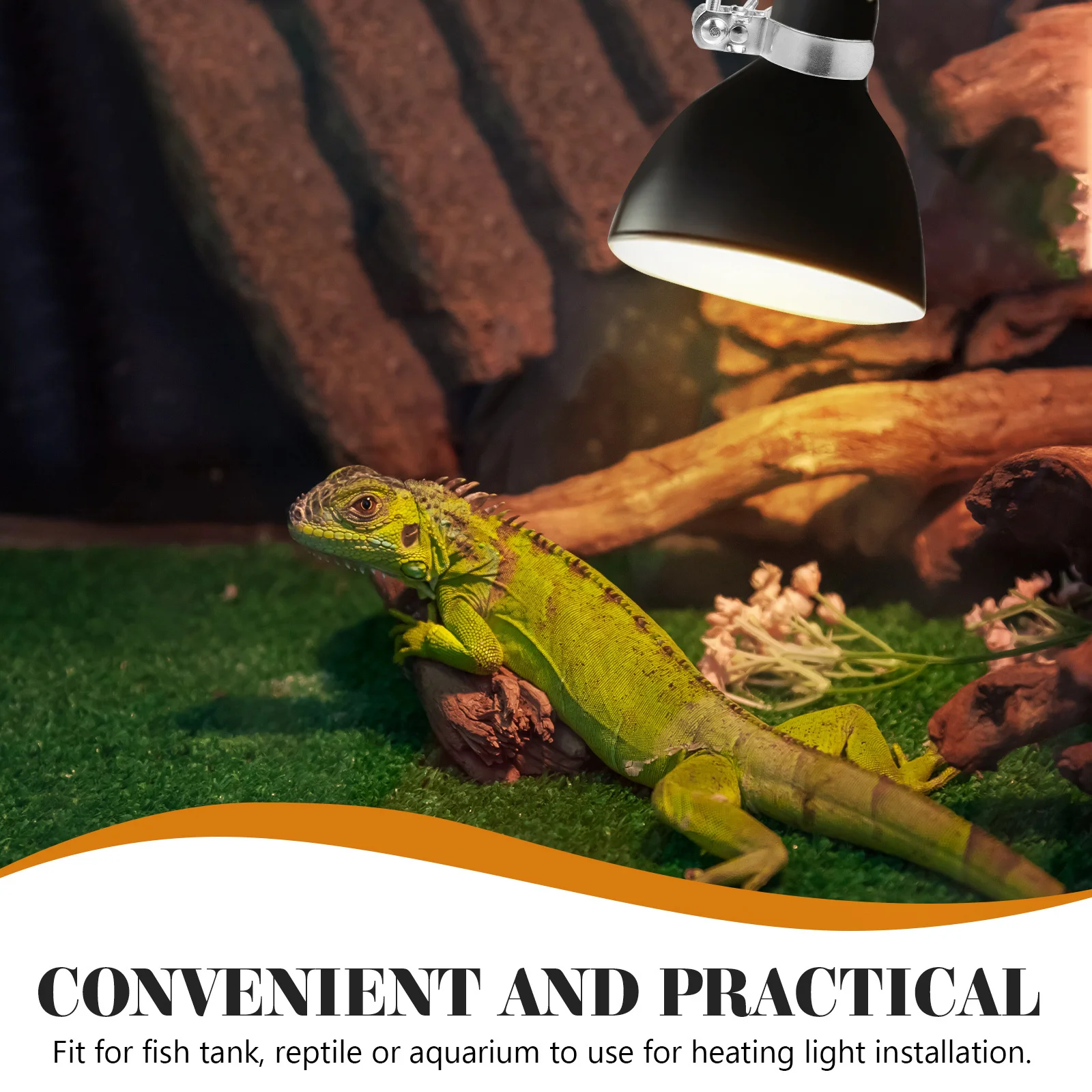 

2pcs Adjustable Reptile Dome Clamp Lamp Holder Flexible Heat Lamp Bracket For Turtle Aquarium Lighting Fixture Clamps