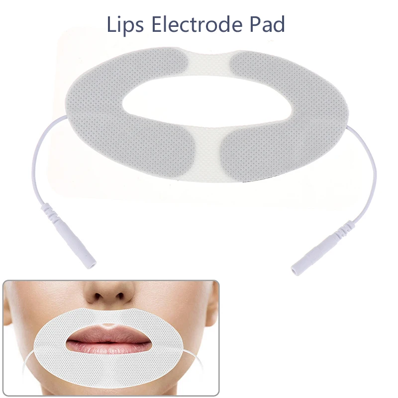 

1PCS Lips Electrode Pad For Massager Non Woven Fabric Replacement Electrode Patch Accessory For Pulse Massager Electrode Pad