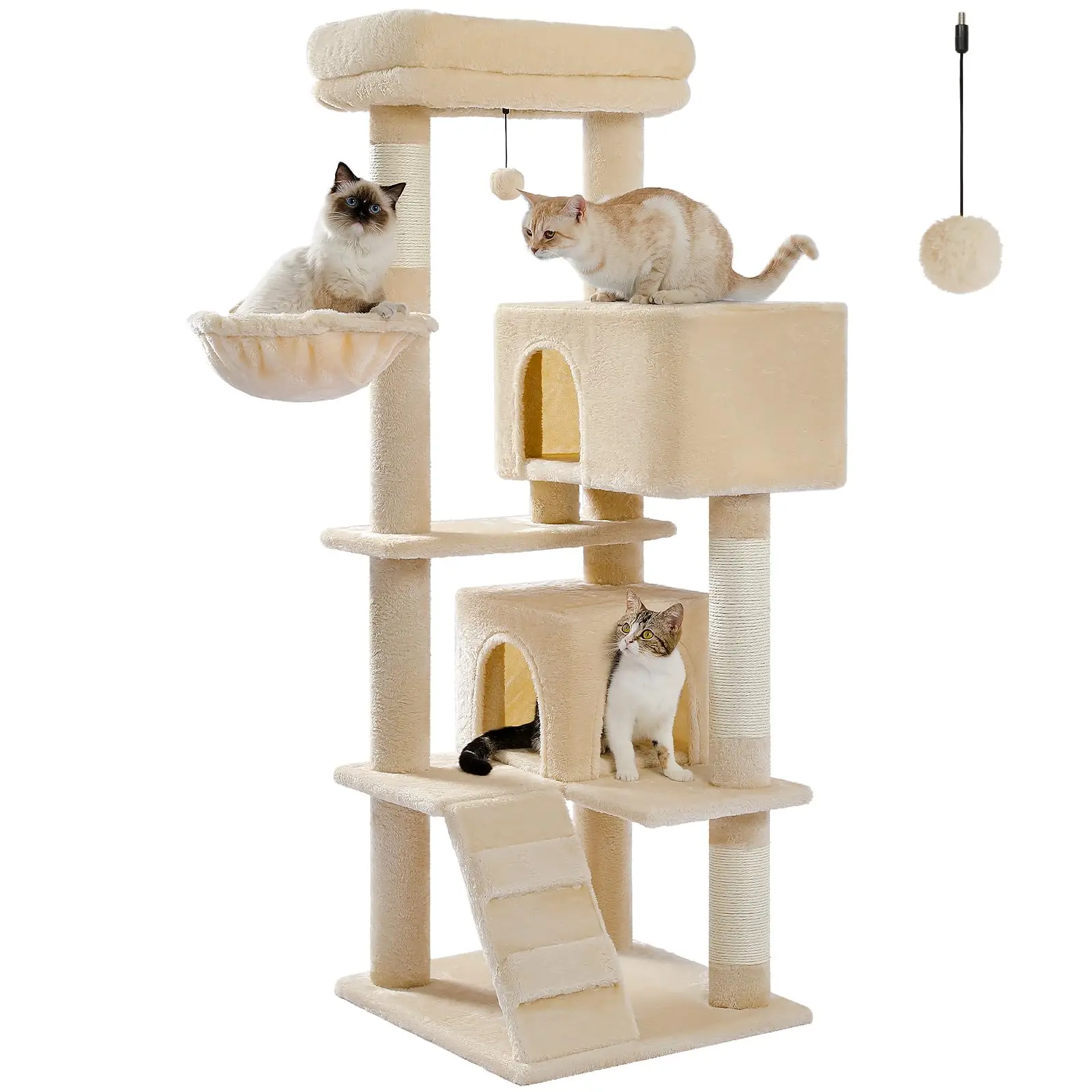 Cat Tree for Indoor Cats, 56.3