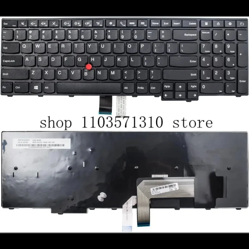 Replacement Laptop Keyboard for Lenovo T540 T540p L540 W540 W541 T550 W550 W550s T560 L560 L570 P50s Series No Backlight