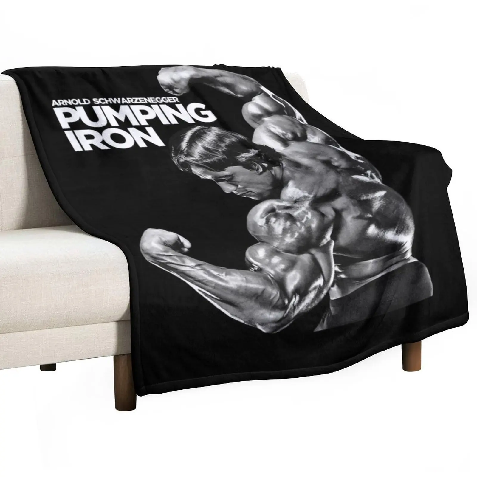 

Arnold Schwarzenegger Classic Pumping Iron Throw Blanket Comforter Blanket Flannel Blanket