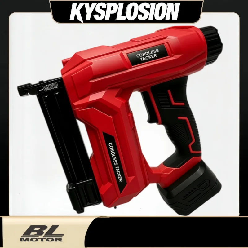 For Milwaukee M18 Battery Pin 2 in 1 Cordless Electric Nail Gun F30 K425 Depth Adjustment Nailer/Stapler Gun Power Tool