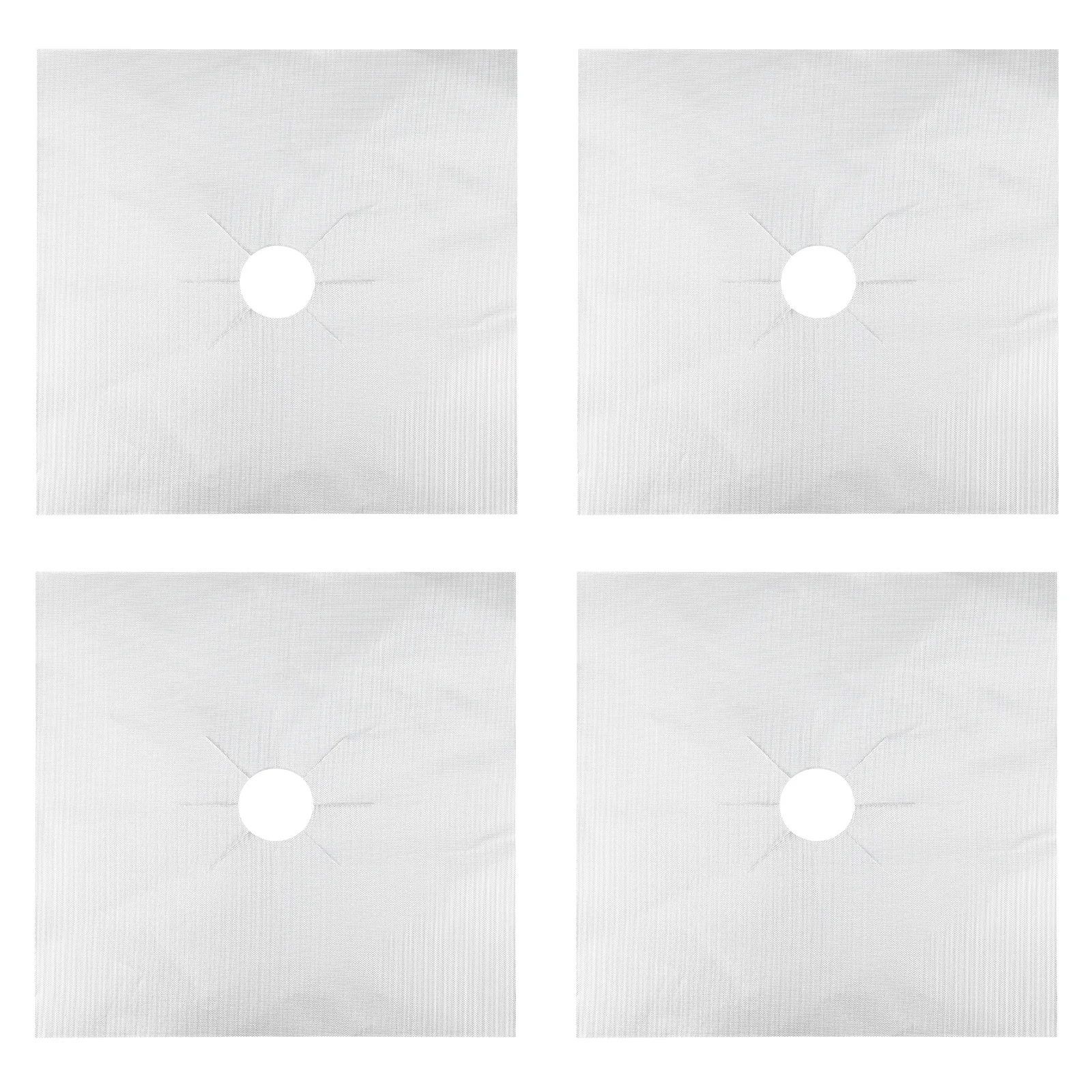 4Pcs Gas Stove Burner Covers Double Thick Heat Resistant Stove Burner Liners Easy Clean Kitchen Protector Gas Range Protectors