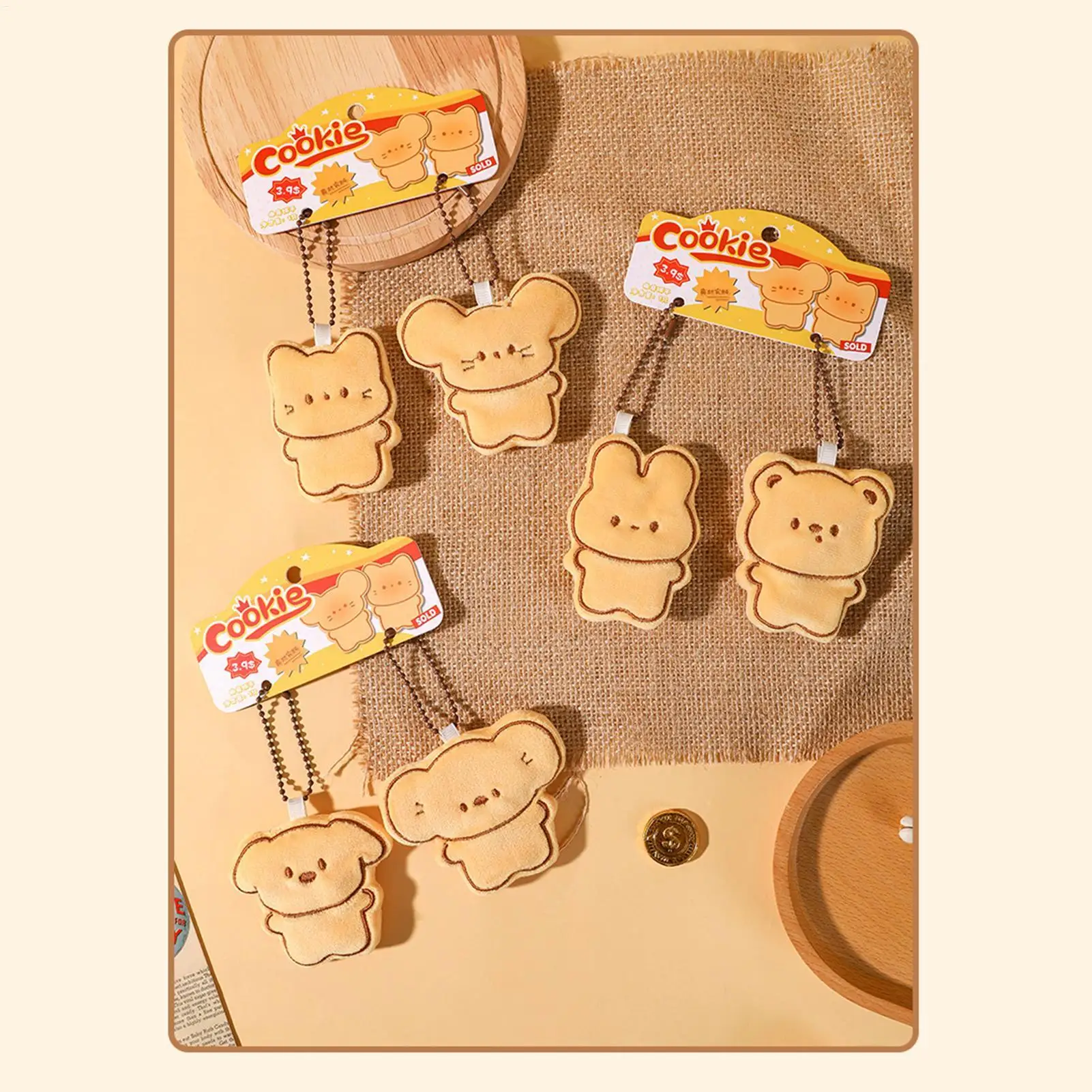 حقيبة قطيفة ساحرة مكونة من قطعتين لتزيين مفتاح السيارة على شكل حيوان حقيبة محمولة قلادة للأطفال والمراهقين والكبار حقائب ظهر محافظ للطلاب #2