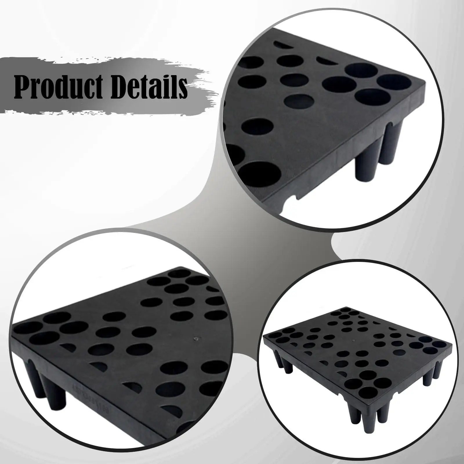 Multifunctional Warehouse Floor Pallet Nestable PP Material Easy Stack Ventilated Storage Pad for Garage Basement