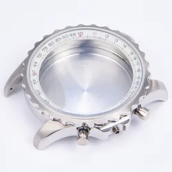 Watch Accessories 48MM Silver Stainless Steel Watch Case