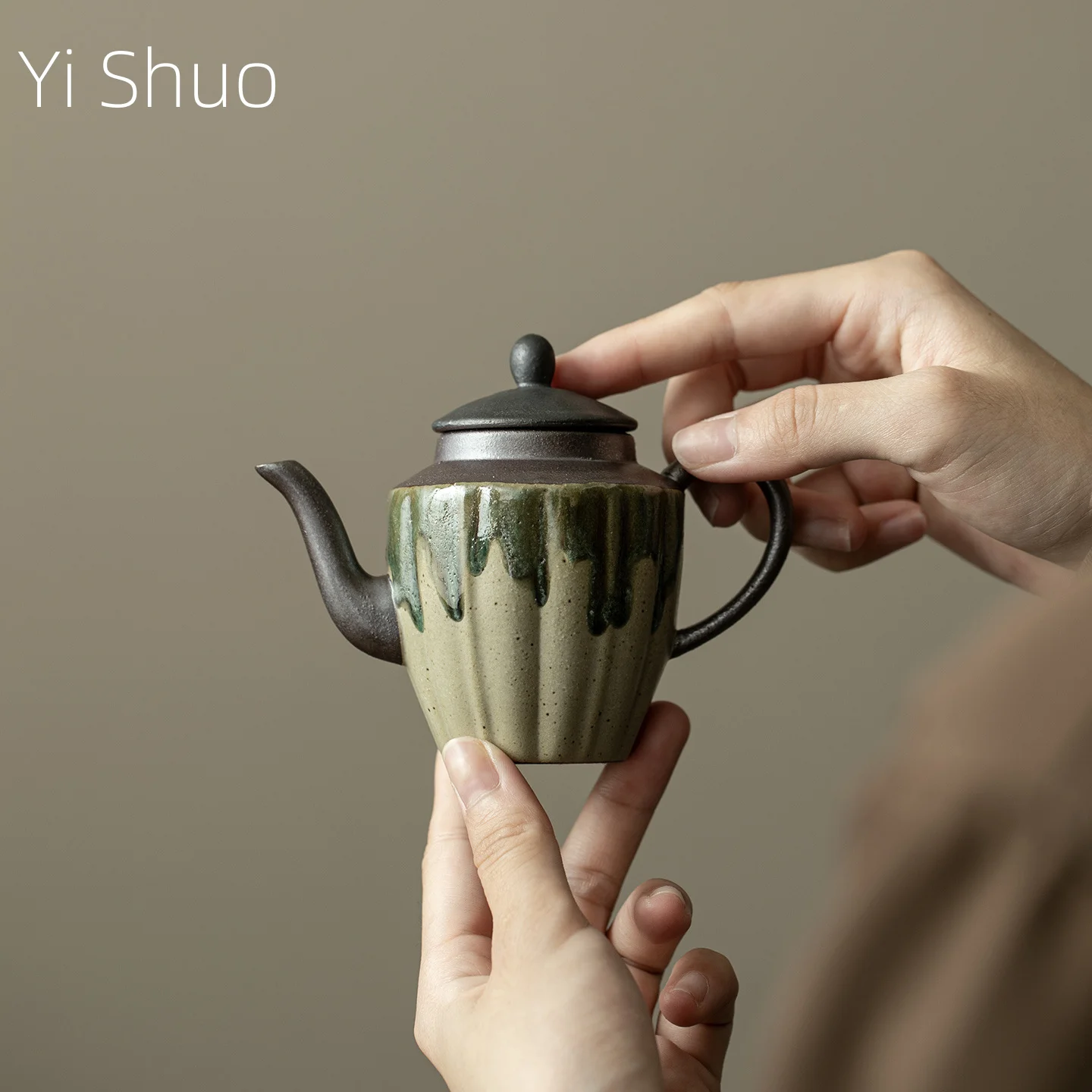 

Грубая керамика, чайник ручной работы, высококачественный бытовой керамический чайник кунг-фу в стиле ретро, горшок для заваривания чая, заварочный чайник