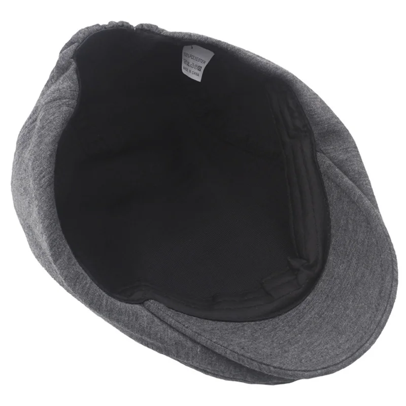 2023 the spring polyester Newsboy Newsboy beret hat casual beret men\'s beret into front hats Solid color hats the Gorras painter