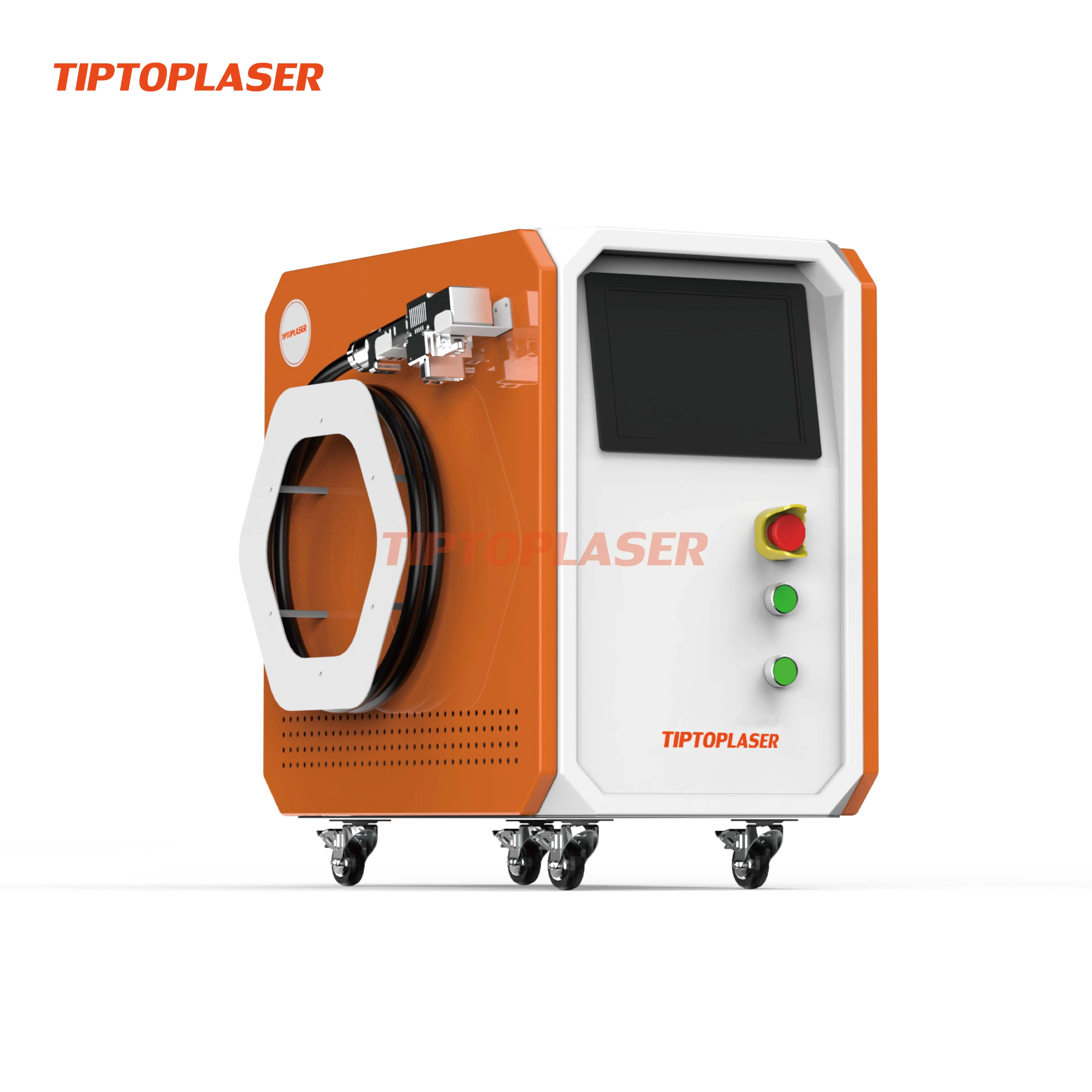 

Air cooled system Lazer cleaner rust paint removal 2024 promotion price portable 1500W 53kg laser cleaning machine