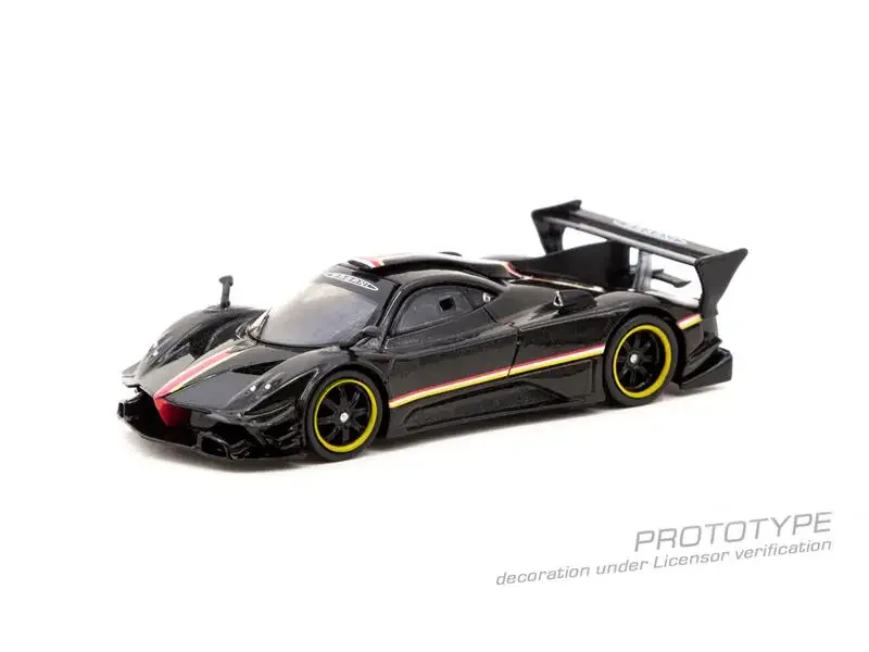 Tarmac Works 1:64 Pagani Zonda Revolutiontion Nero Oro สีดํารถโมเดล Diecast