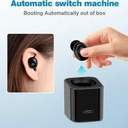 New Senior-Focused In-ear Digital Single Mini Earphones Magnetic Charging Intelligent Noise Reduction Enhanced Listening Earbuds