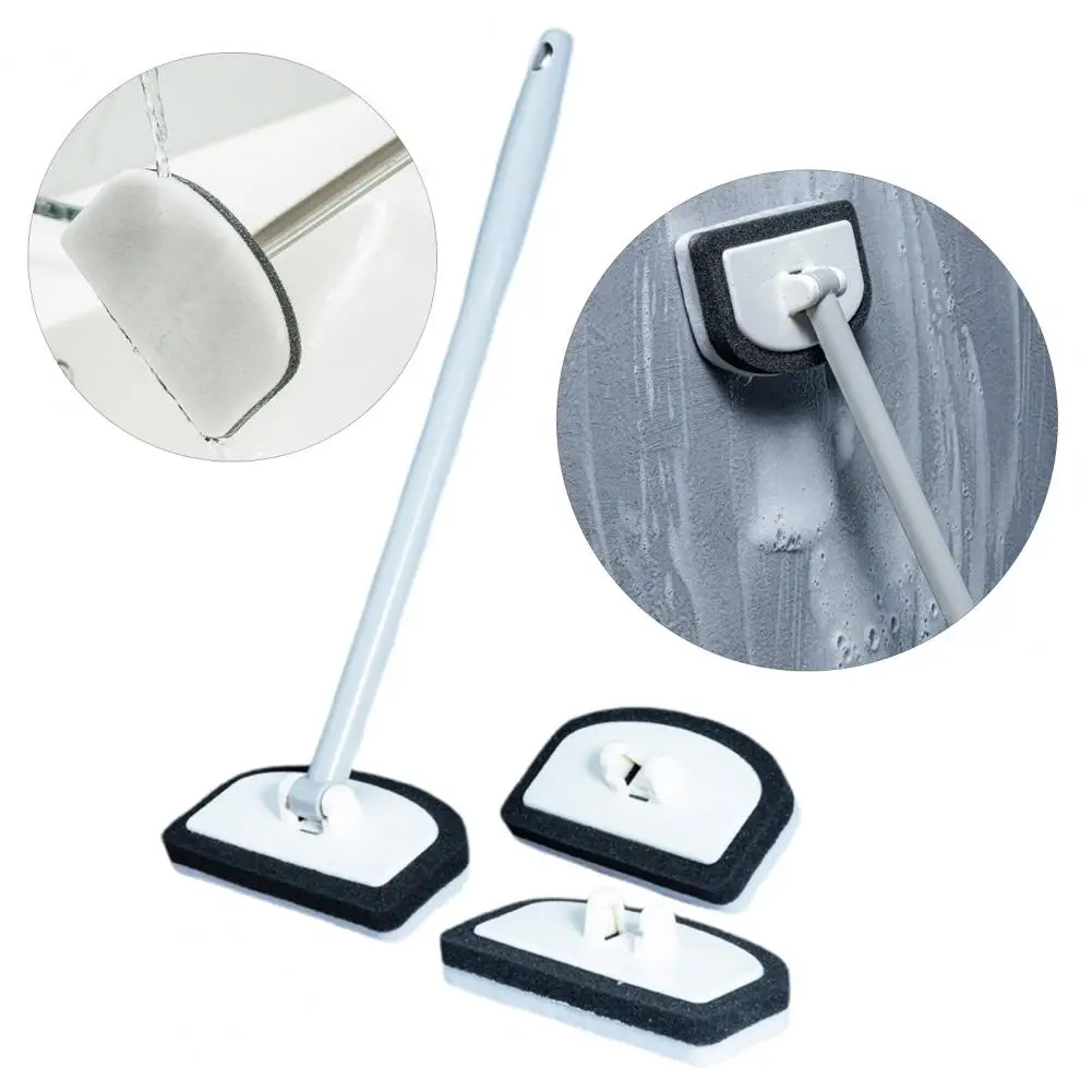 

Щетка для ванной комнаты Щетка для затирки с длинной ручкой Щетка для ванной комнаты с вращающейся головкой для затирки напольной плитки Ванна Душ для многоцелевого использования