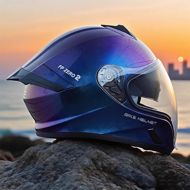 Adult Full Face Motorcycle Helmet Modular Dual Sunshade Anti-UV Quick Release Buckle Crash Helmet 3C DOT Certified