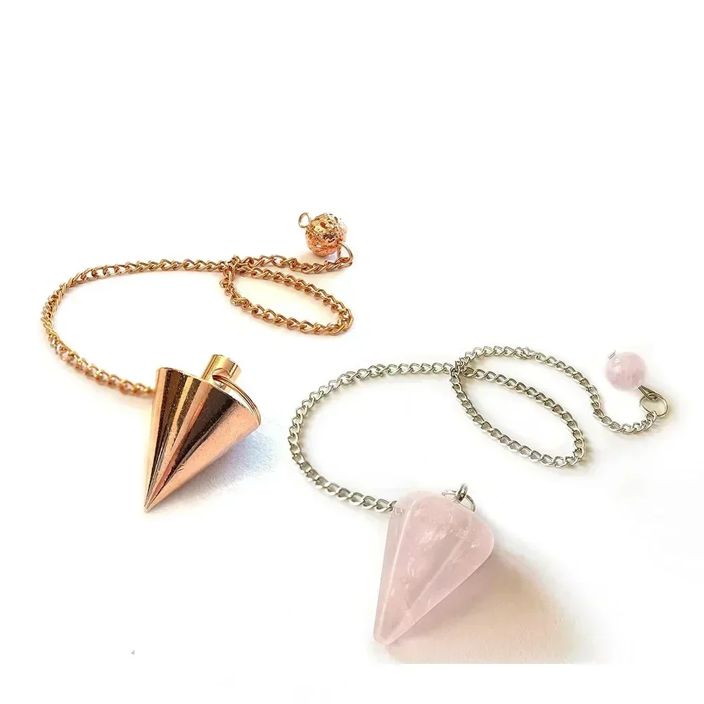 Kit asta da rabdomanzia in rame al 99,9% Set di cuscinetti per piastra a pendolo psichico e divinante per trovare fonti d'acqua, minerali, articoli perdute, terapia energetica