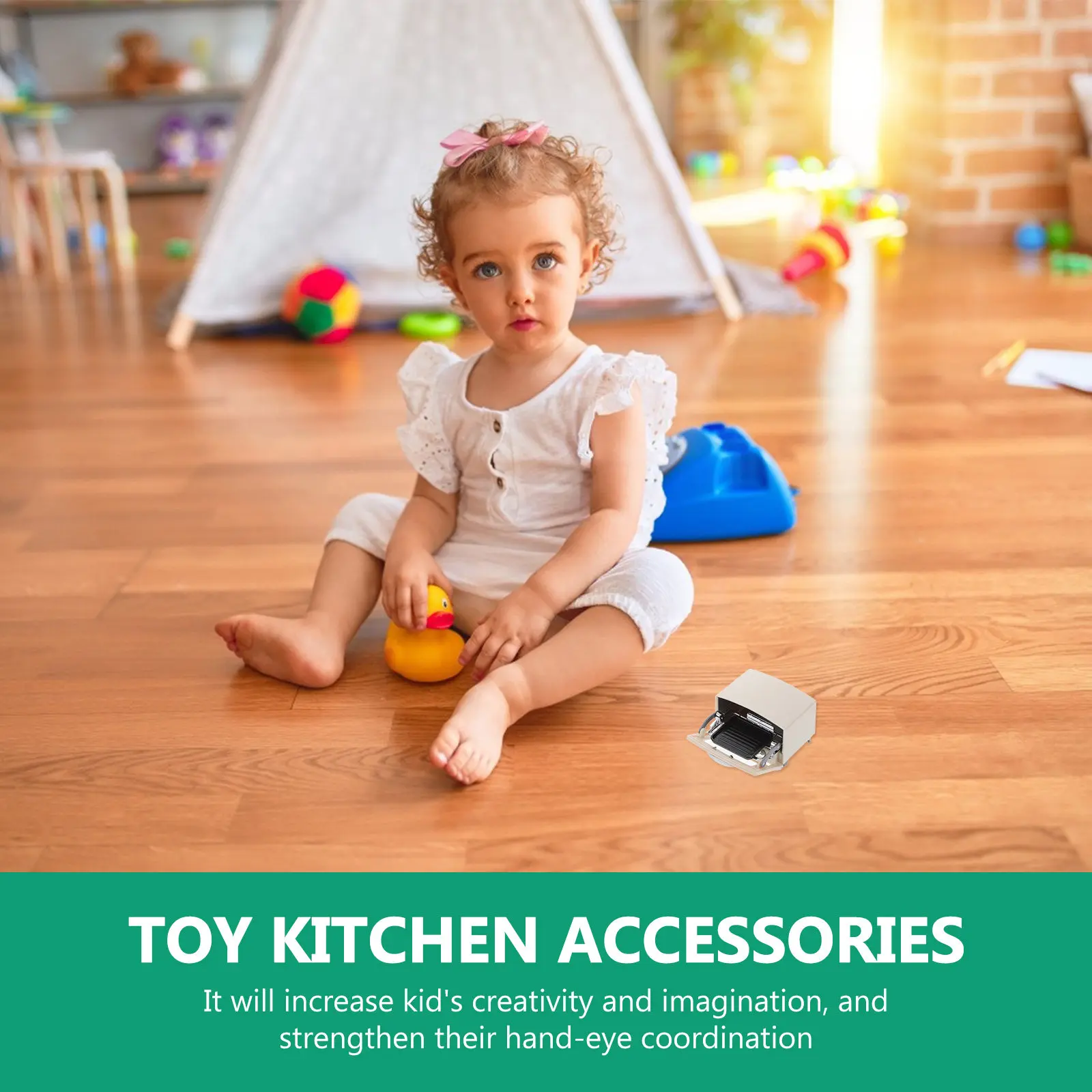 

Mini Bake Oven for Toddlers Stylish Dollhouse Kitchen Furniture Safe Rounded Edges Premium Material Cooking Simulation Learning