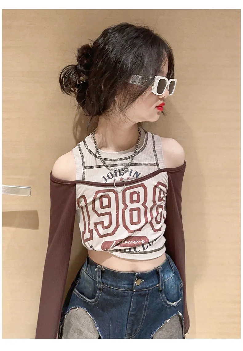Girls Suits Spring Korean Set 2024 New Girls Fashionable Jeans Simple Casual Top and Trousers Korean Simple Style Two-piece Set image 5
