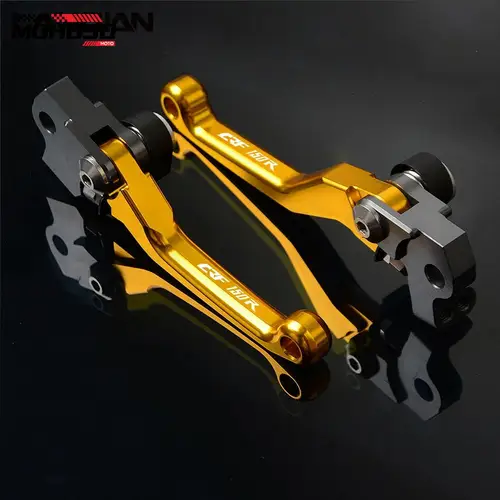 Imagen 2 del producto CRF150R palanca de embrague de freno Dirt Pit Bike palancas de embrague de freno empuñaduras para Honda CRF150R CRF 150R CRF 150 R 2007-2018 2015 2016 2017