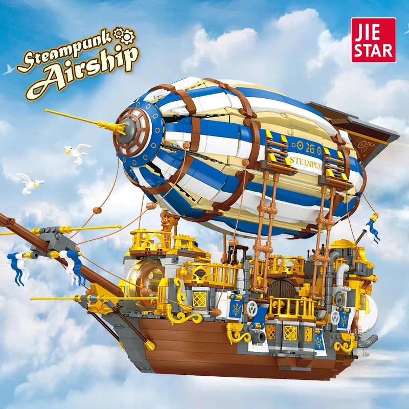 

3272pcs Idea Steamship Building Blocks MOC Model Ship Bricks Constructio Assembling Toys for Children Christmas Gift Set