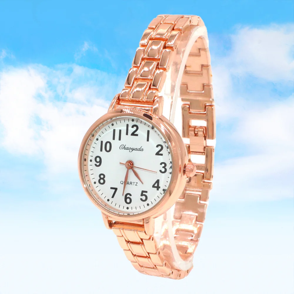Women's Fashion Quartz Wristwatch Bracelet Dress Clock - Stylish Timepiece for Ladies