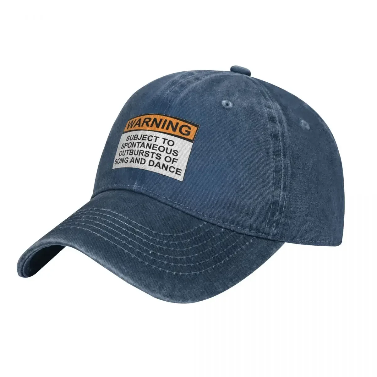 WARNING: SUBJECT TO SPONTANEOUS OUTBURSTS OF SONG AND DANCE Cap Cowboy Hat vintage baseball cap Men's   Women's