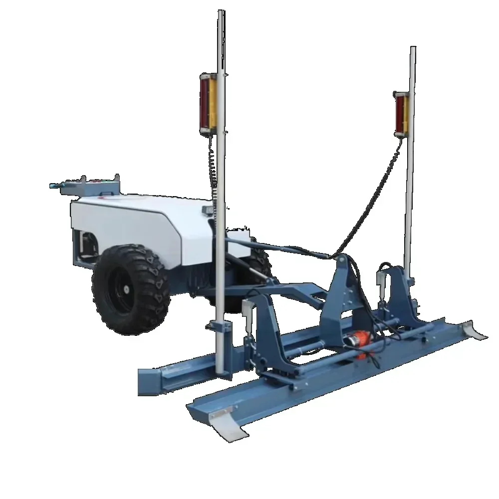Automatic Walk Behind Concrete Laser Leveler Machine Petrol Powered for Efficient Concrete Paving and Leveling Equipment