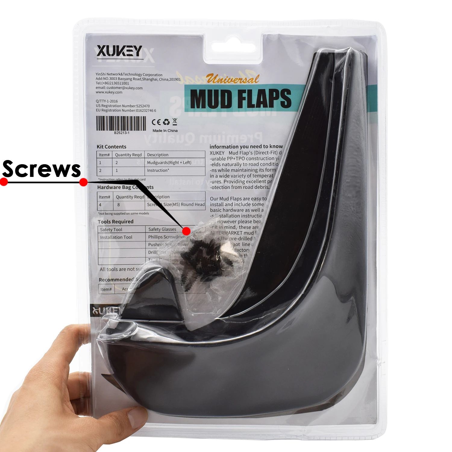 Universal Retail Mudflaps Mud Flaps Flap Splash Guards Mudguards Car Van SUV Sedan Hatch Wheel Fender Front Rear