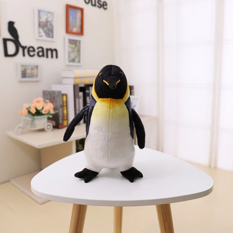 25-55cm Simulation Cute Standing Penguin Family Plush Toy Reallife Antarctic Marine Animal Stuffed Dolls Birthday Gifts