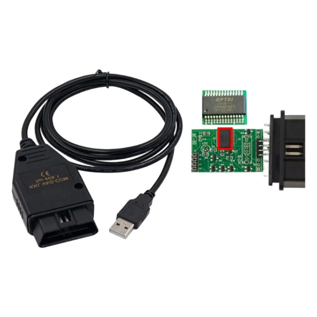 Cable OBD2 VAG KKL 409.1, Interfaz USB, Cable de Diagnóstico para Motor de Auto, para Audi/VW, Accesorios para Auto, Herramienta OBD, Conector VAG-COM