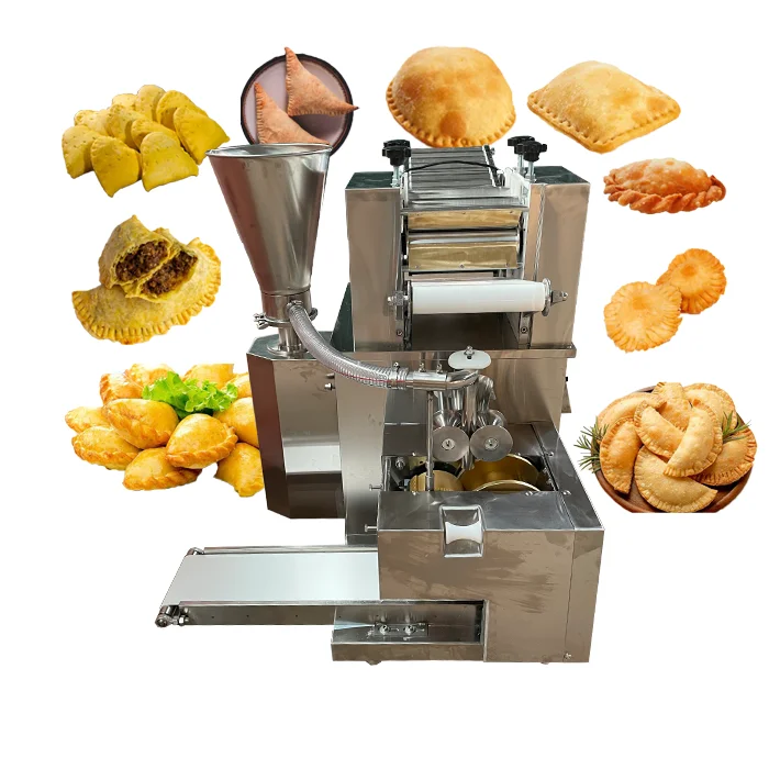 Ravioli Machine Maquinas Para Hacer Empanadas Curry Puff Samosa Maker Automatic Dumpling Making Machine