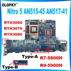 GH53Z LA-L031P motherboard for Acer Nitro 5 AN515-45 AN517-41 laptop motherboard with R7-5800H R9-5900H CPU RTX3060/3070/3080