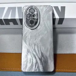 For Honor 200 Glitter Feather Lens Full Cover For Honor 200 Shockproof Bumper