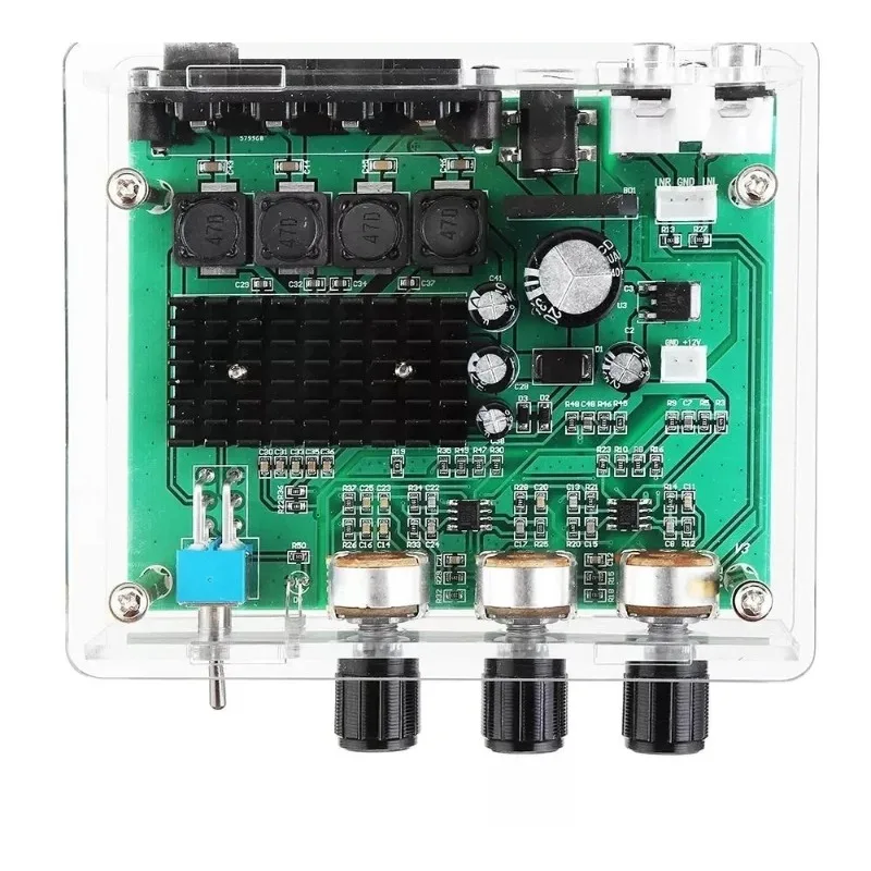 XH-M570 Digital Audio Amplifier Board High Power Amplifier Board TPA3116D2 Pure Original Sound Tone Front Stage