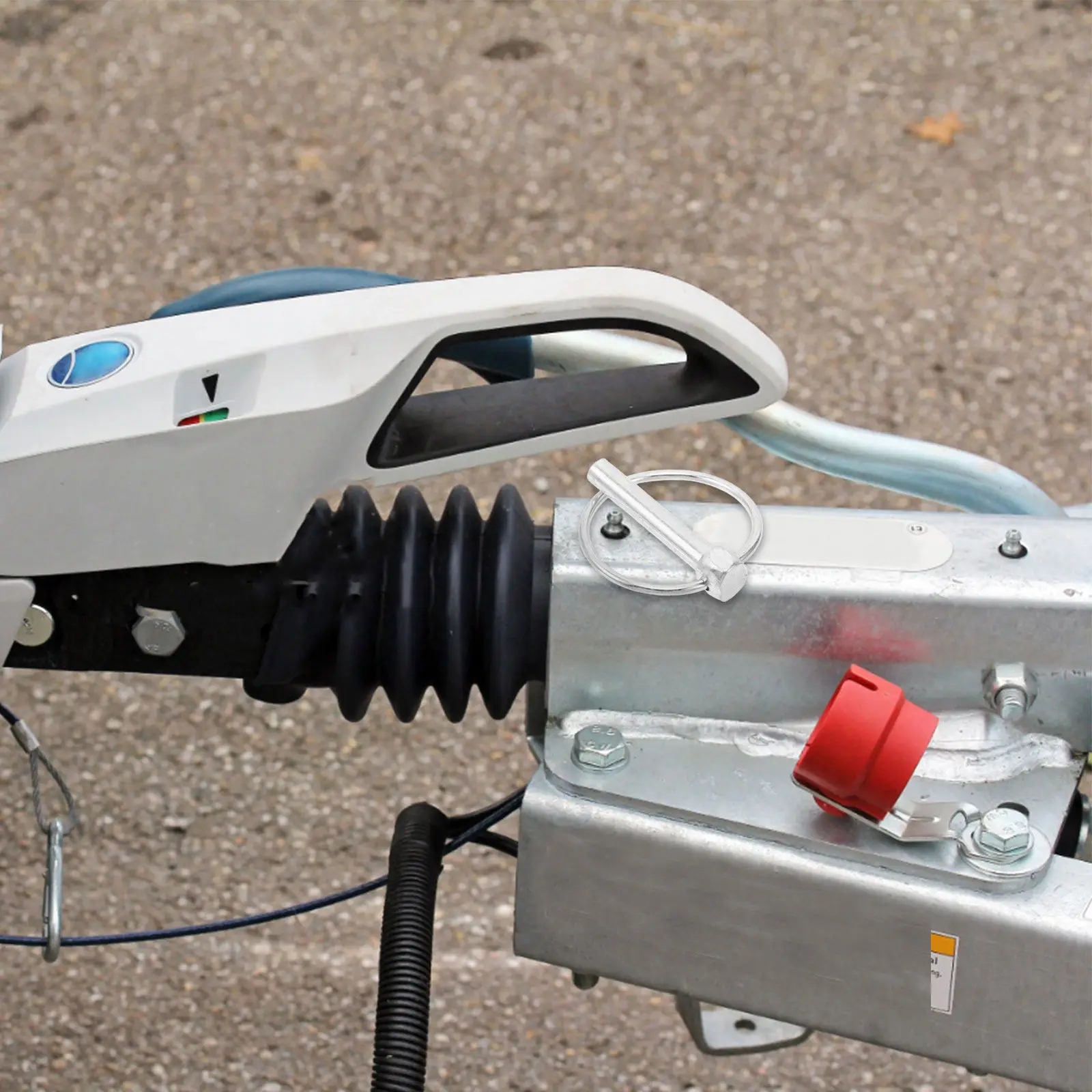 

Assortment Kit of Galvanized Iron Lynch Pins Heavy Duty with Ring for Trailer Hitch Pin Secure Rv Coupler Locking Hardware