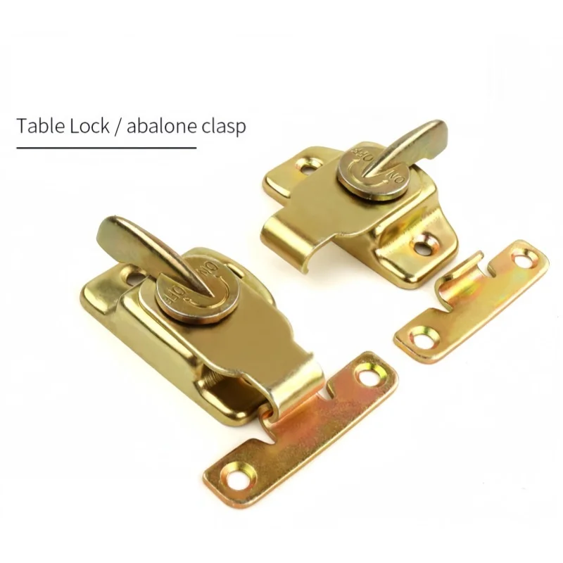 Metal 180 Degree Door Latch 5 Mm Diameter Dining Table Door Buckle Door Hasps Anti-rust Tools Furniture Connectors Fasteners