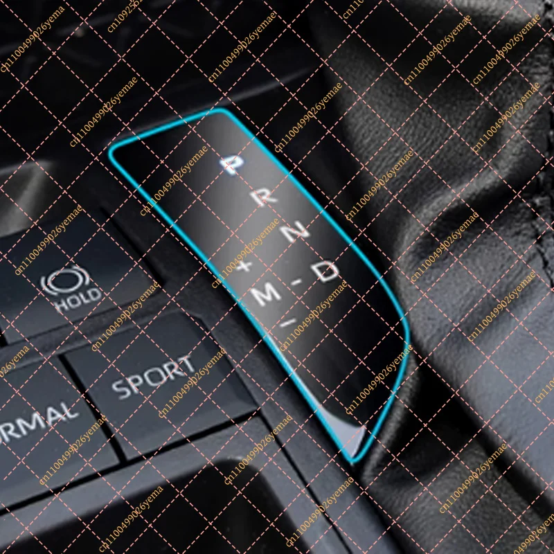 Transparent TPU Center Console Film, Anti-Scratch Gear Panel Protector