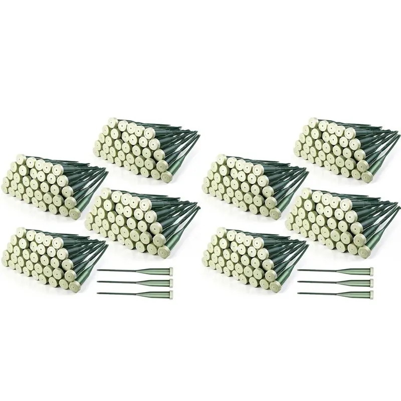 ●300 Pcs 6 Inch Floral Water Tubes With Rubber Caps For Flower Arrangements