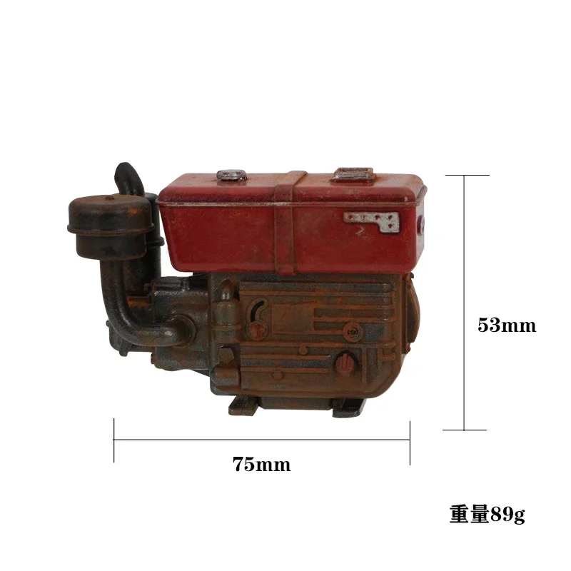 1 Pcs Old Style Single Cylinder Diesel Engine for 1/10 RC Crawler Car Traxxas TRX4 Defender AXIAL SCX10 90046 Parts