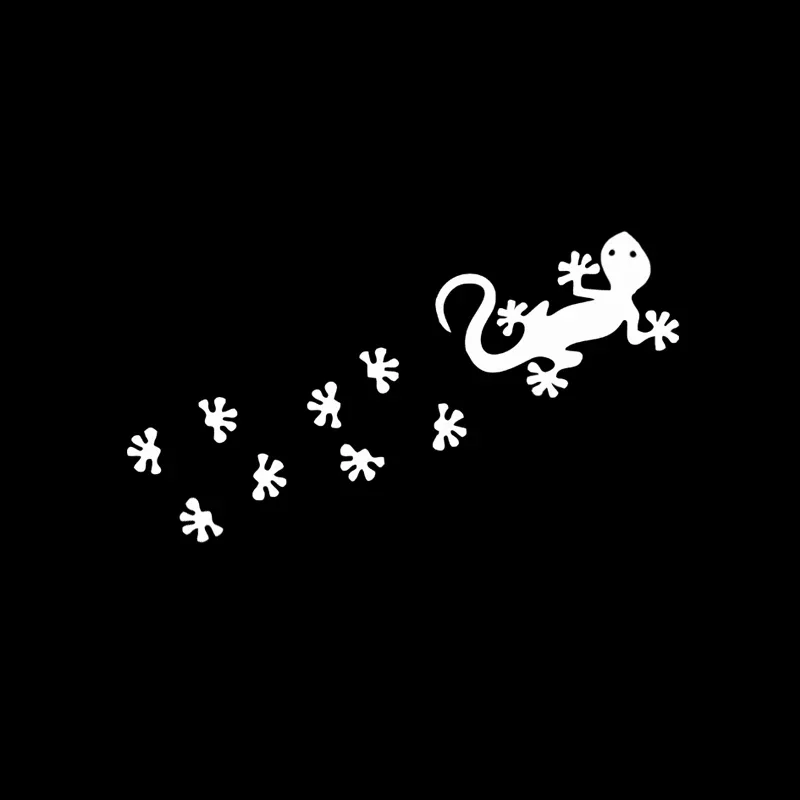 13CM*7CM Komodo Dragon Reptile Car Stickers Anti Scratch UV Proof Vinyl Decal Styling Ornament For Car Door Trunk Bike